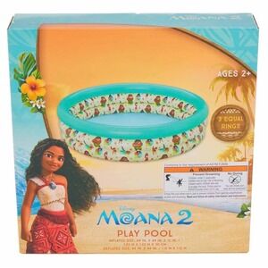 Disney Moana 2 Play Pool 48 In Inflatable Round Kiddie Pool Ages 2+